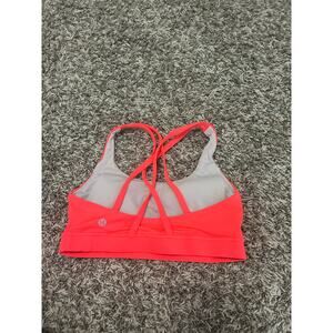 Coral Pink Lululemon sports bra-Size 6